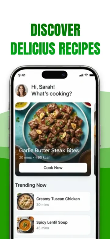 Recipes template screenshot 1